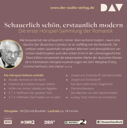 Der Audio Verlag GmbH Hörspiele·Romane & Erzählungen|Hörspiele·Krimis & Thriller*Die große Hörspiel-Edition der Romantik