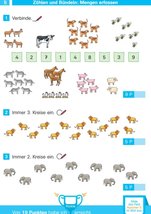 Die Mathe-Helden: Mathe-Testblock So gut bin ich! 1. Klasse*Klett Lerntraining Discount