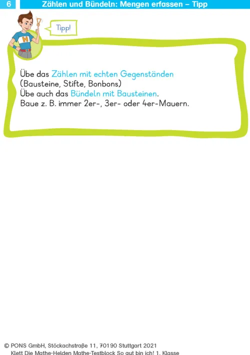 Die Mathe-Helden: Mathe-Testblock So gut bin ich! 1. Klasse*Klett Lerntraining Discount