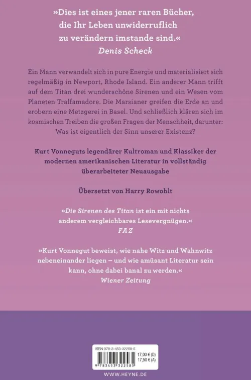 Heyne Taschenbuch Klassische Science Fiction-Die Sirenen des Titan