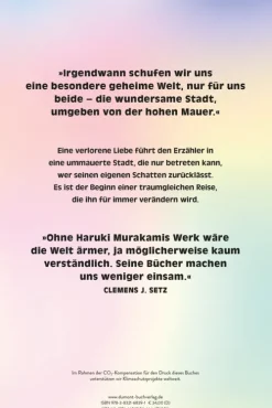 DuMont Buchverlag GmbH Asian Fantasy*Die Stadt und ihre ungewisse Mauer