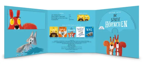 Kinder Magellan GmbH Kinder- & Jugendbücher·Bilderbücher-Die Streithörnchen / Kleiner Wolf in weiter Welt (Audio-CD)