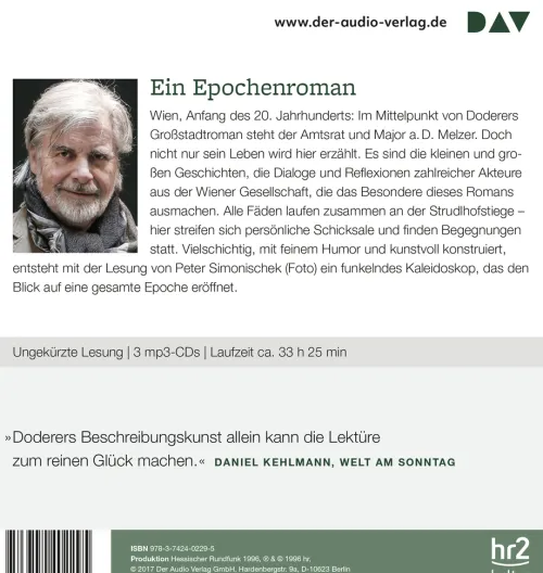 Der Audio Verlag GmbH Romane·Klassiker-Die Strudlhofstiege