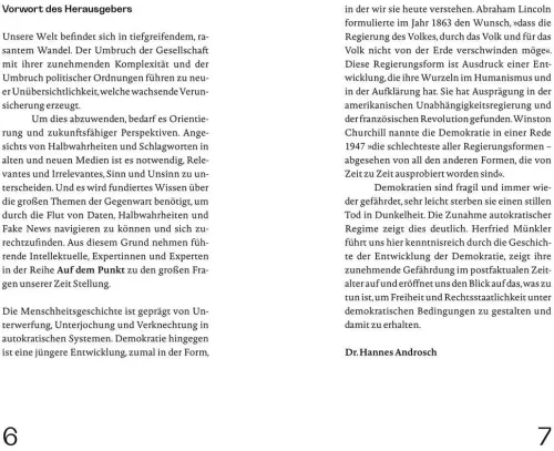 Brandstätter Verlag Politik-Die Zukunft der Demokratie