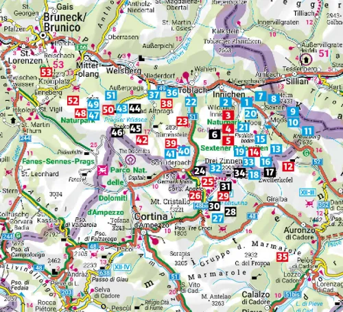 Dolomiten - Sextner Dolomiten, Rother Wanderführer*Bergverlag Rother Online