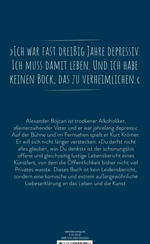 Kiepenheuer & Witsch GmbH Biografien & Erinnerungen|Psychologie-Du darfst nicht alles glauben, was du denkst
