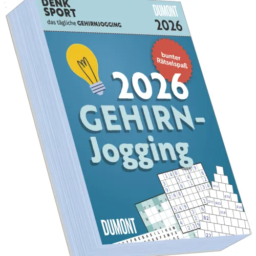 DUMONT - Gehirnjogging 2026 - Tagesabreißkalender 15 x 21 cm, Rätselkalender mit 313 Seiten für Knobelfreunde und Rätselfans*DuMont Kalenderverlag Sale