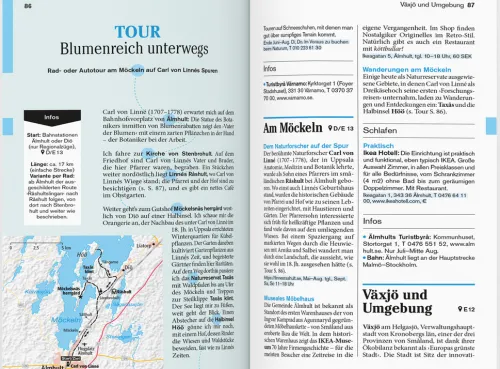 Dumont Reise Vlg GmbH + C Wandern-DUMONT Reise-Taschenbuch Reiseführer Schweden, Der Süden