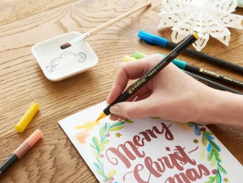 1340 metallic brushpen, Pinselstift 4er-Set Xmas*Edding Best