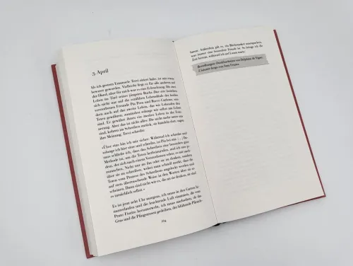Berlin Verlag Tagebücher-Ein Garten voller Bücher
