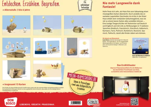 Don Bosco Medien GmbH Dekoration & Einrichtung*Eine Kiste Nichts. A Box of Nothing. Kamishibai Bildkartenset