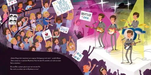 dtv Verlagsgesellschaft Comics*Ella & Ben und die Beatles - Von Pilzköpfen, Erdbeerfeldern und gelben U-Booten