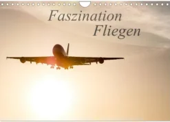 Calvendo Wandkalender*Faszination Fliegen (Wandkalender 2026 DIN A4 quer), Monatskalender