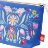 Fiesta del Sol Accessoirestasche bestickt, 18 x 24 cm, königsblau*Groh Verlag Online