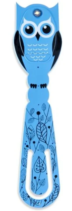 Bookchair Vertrieb Lesen & Geschichten*Flexilight Animal Leselicht (Eule) | 2 in 1 Leselampe & Lesezeichen | LED Leselicht | Geschenk für Leser, Buchliebhaber | Deutsche Ausgabe