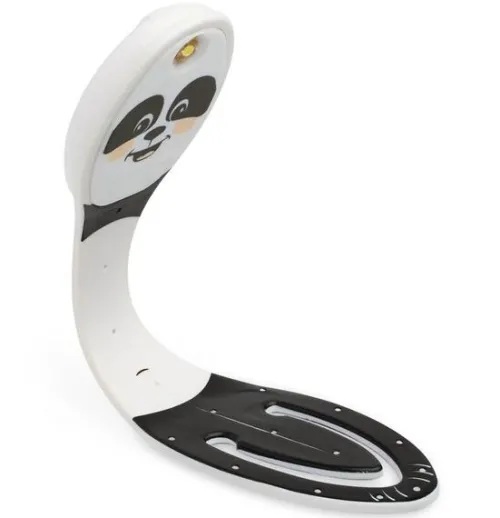 Flexilight Leselicht (Panda) - schwarz - 2 in 1 Leselampe & Lesezeichen - LED Leselicht - Geschenk für Leser, Buchliebhaber - Deutsche Ausgabe*Bookchair Vertrieb
