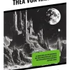 Copycat Weltraumerforschung-Frau im Mond