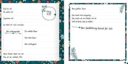 Ars Edition GmbH Kalligraphie & Handlettering-Freundebuch Best Friends Forever (Handlettering)