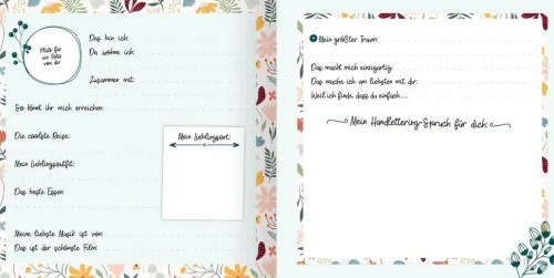 Ars Edition GmbH Kalligraphie & Handlettering-Freundebuch Best Friends Forever (Handlettering)