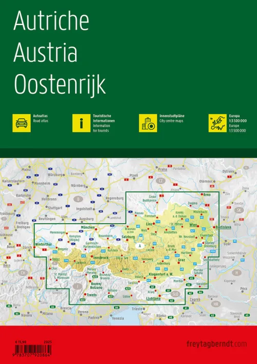 Freytag + Berndt Karten & Atlanten*freytag & berndt Autoatlas Österreich 1:200.000