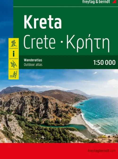 Freytag + Berndt Karten & Atlanten-freytag & berndt Wanderatlas Kreta 1:50.000