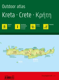 Freytag + Berndt Karten & Atlanten-freytag & berndt Wanderatlas Kreta 1:50.000