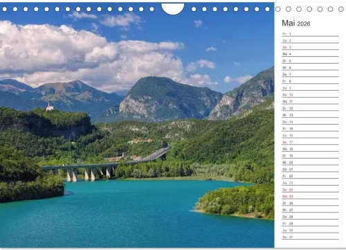 Friaul-Julisch Venetien - zwischen Alpen und Adria (Wandkalender 2026 DIN A4 quer), Monatskalender*Calvendo Best