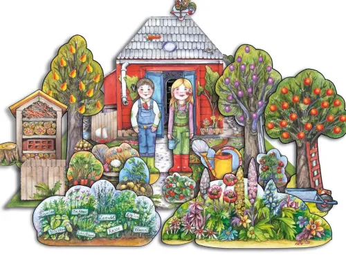 Garten basteln Kinder 6+ Bastelbogen Ausschneidebogen*Atelier Color Clearance