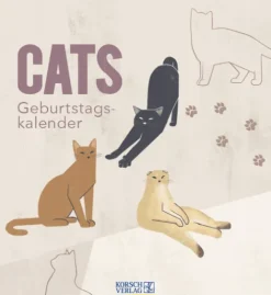 Geburtstagskalender Cats*Korsch Verlag GmbH Best