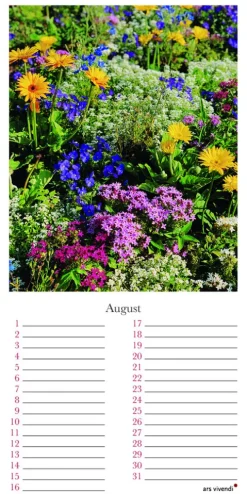 Ars Vivendi Geburtstagskalender*Geburtstagskalender Garten