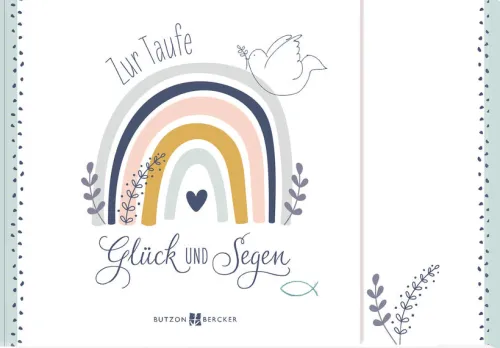 Butzon & Bercker Geburt & Taufe-Glück und Segen zur Taufe