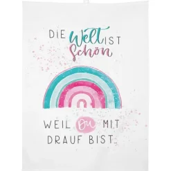 Sheepworld AG Küche & Esszimmer-GRUSS & CO 47093 Geschirrtuch Die Welt ist schön