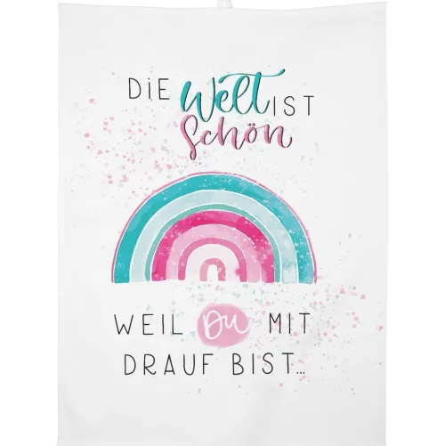 Sheepworld AG Küche & Esszimmer-GRUSS & CO 47093 Geschirrtuch Die Welt ist schön