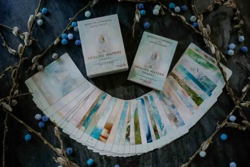 Königsfurt-Urania Spiritualität*Healing Waters Orakel - 44 Karten mit Botschaften und Anleitungen