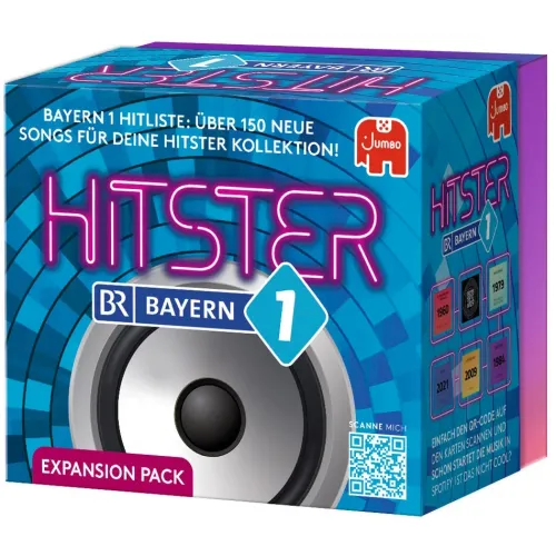 Jumbo Spiele GmbH Familien- & Gesellschaftsspiele-Hitster - Bayern 1-Erweiterung
