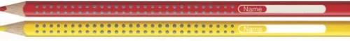 Faber Castell Buntstifte*Holzfarbstifte Jumbo Grip, 12 Stück mit Spitzer in Kartonetui