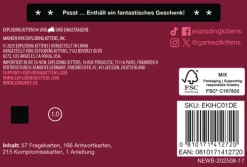 Exploding Kittens Familien- & Gesellschaftsspiele*Horrible Couple (Extra Horrible Edition)