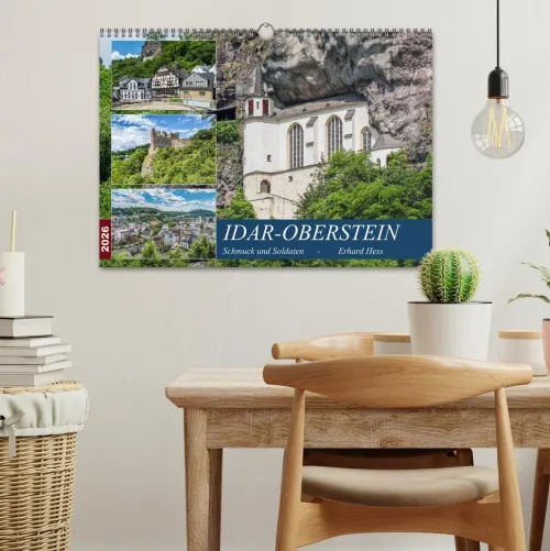 Idar-Oberstein - Schmuck und Soldaten (Wandkalender 2026 DIN A3 quer), Monatskalender*Calvendo Outlet