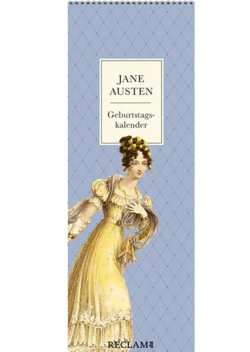 Jane Austen Geburtstagskalender | Immerwährender Wandkalender zum Eintragen im praktischen Streifenformat | Mit Illustrationen und Zitaten aus Jane Austens beliebtesten Romanen und Briefen*Reclam Philipp Jun. Discount