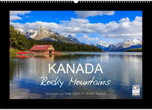 Calvendo Wandkalender-KANADA - Rocky Mountains (Wandkalender 2026 DIN A2 quer), Monatskalender