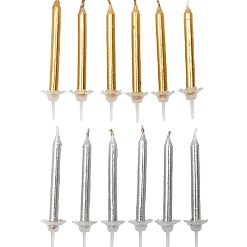 RICO-Design tap Dekoration & Einrichtung-Kerzen Set Gold Und Silber