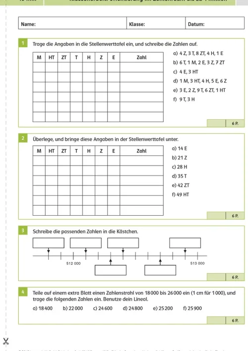 Klett Lerntraining Grundschule·Mathematik*Klett Sicher ins Gymnasium: Klassenarbeitstrainer für den Übertritt Mathematik 4. Klasse