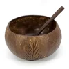 Virtual Trading GmbH Küche & Esszimmer-Kokosnuss-Set (Bowl + Löffel)