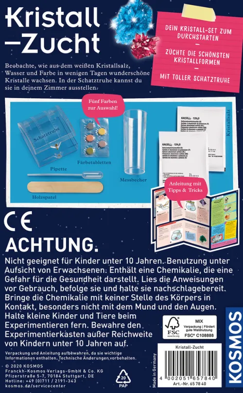 Franckh-Kosmos Forschen & Entdecken*Kristall-Zucht