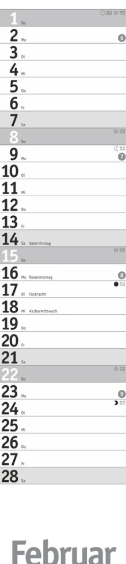 Heye Terminkalender*Langplaner, silber 2026