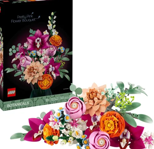 Botanicals 10342 Schöner Rosafarbener Blumenstrauß*LEGO® New