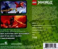 LEONINE Distribution Hörspiele·Fantasy*LEGO Ninjago, Masters of Spinjitzu, Der Aufstieg der Schlangen; Der Pfad des Falken; Familienbande,Audio-CD