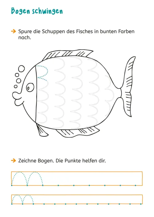 Tessloff Verlag Quali Trainer·Grundschule-LERNSTERN. Schwungübungen mit Spurrillen