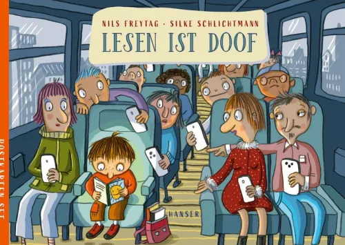 Carl Hanser Verlag Postkarten*Lesen ist doof Postkarten-Set