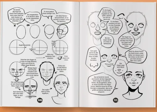 YUNA Artbooks & Handbücher*Manga zeichnen lernen mit Spaß